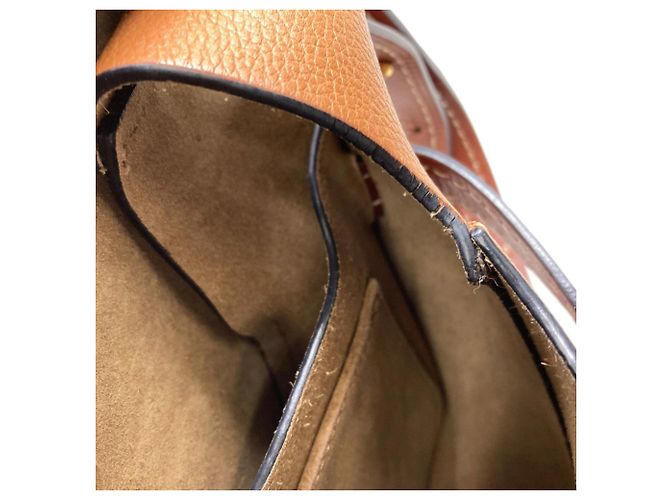 Borsa Loewe Gate - Borsa a spalla in pelle di vitello Marrone - vista 20