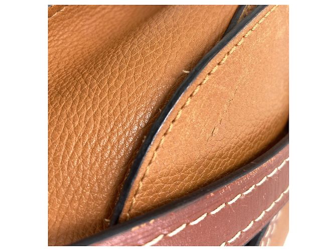 Borsa Loewe Gate - Borsa a spalla in pelle di vitello Marrone - vista 25