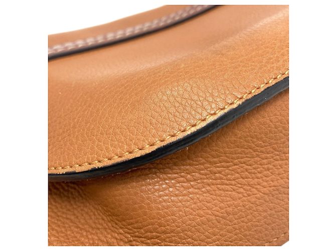 Borsa Loewe Gate - Borsa a spalla in pelle di vitello Marrone - vista 29