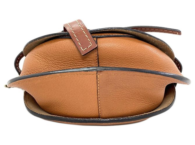 Borsa Loewe Gate - Borsa a spalla in pelle di vitello Marrone - vista 4