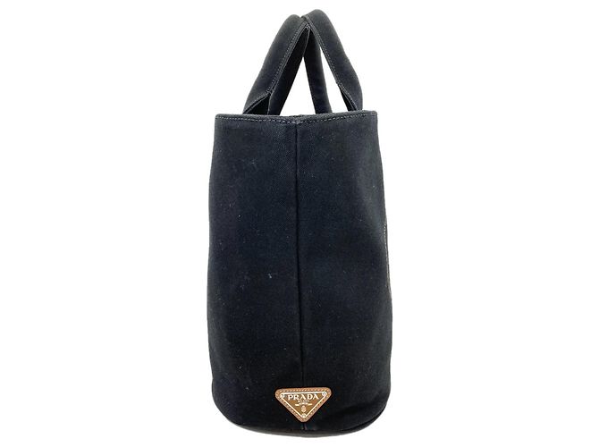 Tote Prada 1BG163 Canapa Tragetasche Schwarz - Ansicht 3