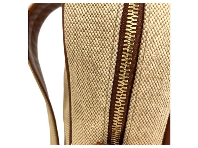 Gucci Sherry Line Canvas Rucksack Braun - Ansicht 10