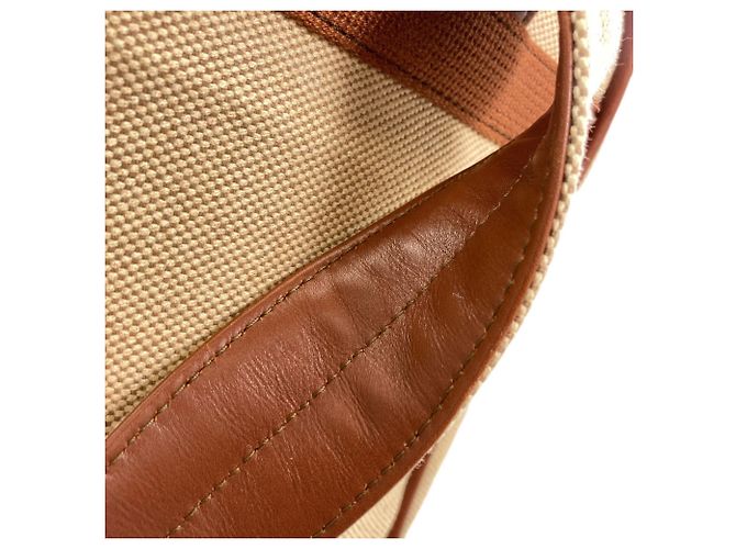 Gucci Sherry Line Canvas Rucksack Braun - Ansicht 17