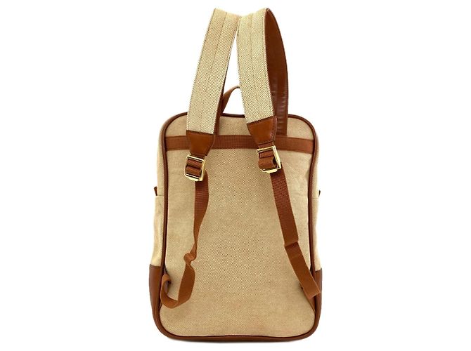 Gucci Sherry Line Canvas Rucksack Braun - Ansicht 2