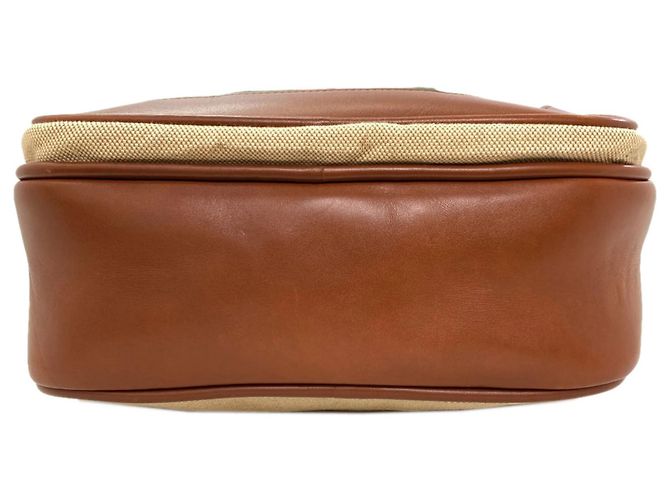 Gucci Sherry Line Canvas Rucksack Braun - Ansicht 4