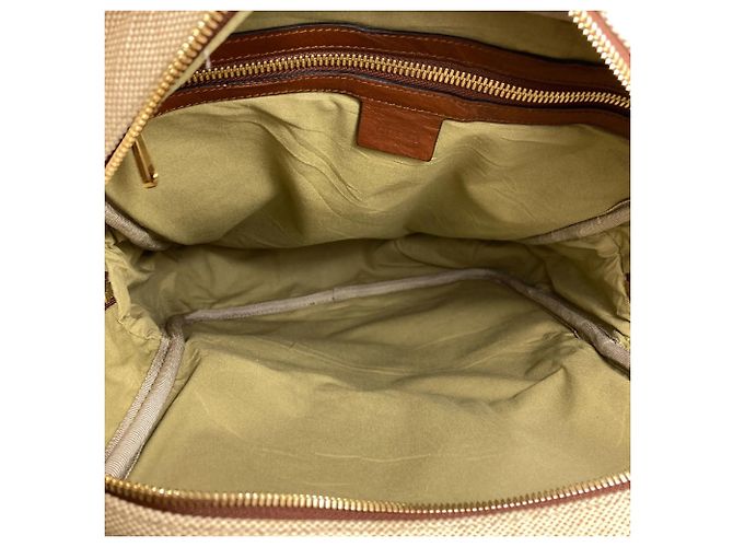 Gucci Sherry Line Canvas Rucksack Braun - Ansicht 5