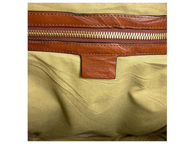 Gucci Sherry Line Canvas Rucksack Braun - Ansicht 6