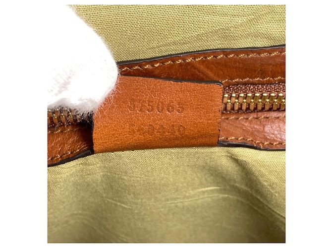 Gucci Sherry Line Canvas Rucksack Braun - Ansicht 7