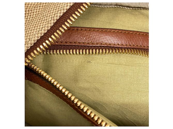 Gucci Sherry Line Canvas Rucksack Braun - Ansicht 9