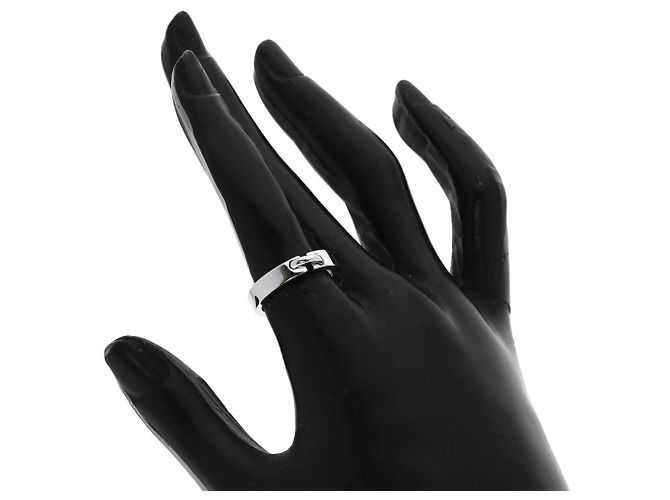 Anel Liens #10 em Ouro Branco 18K Chaumet - vista 7