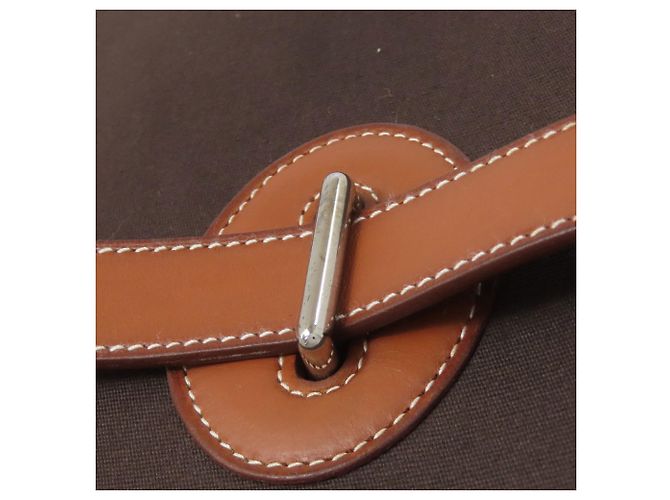 Borsa a Spalla Hermès Buenaventura Marrone - vista 19