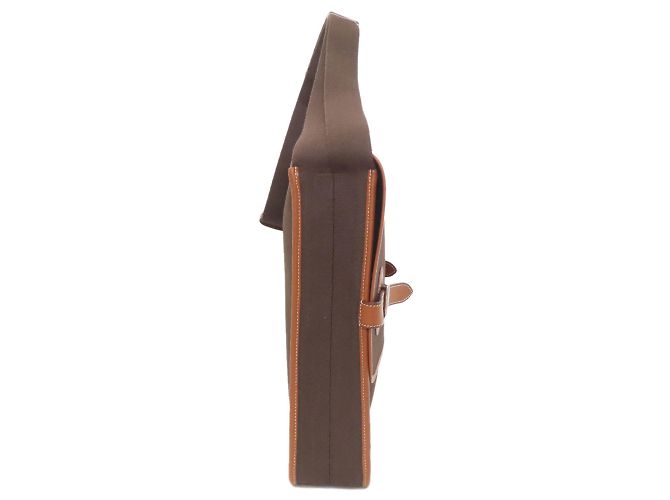 Borsa a Spalla Hermès Buenaventura Marrone - vista 3