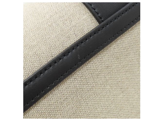 MCM Canvas- und Leder-Shopper Schwarz Beige - Ansicht 12