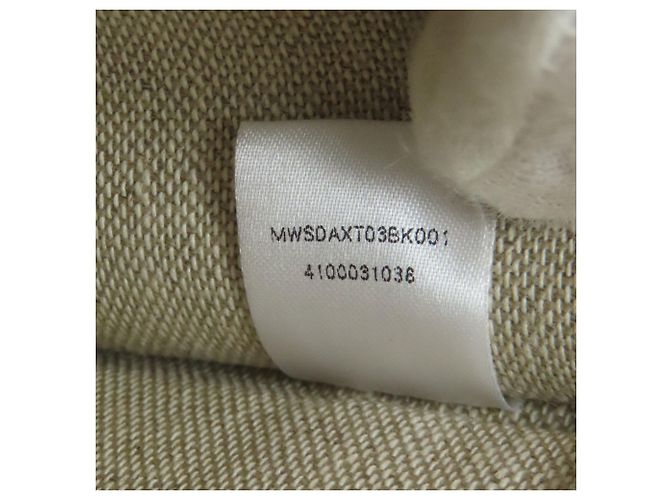 MCM Canvas- und Leder-Shopper Schwarz Beige - Ansicht 7