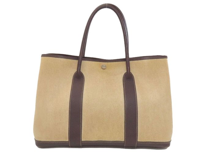 Borsa Tote Garden Party PM di Hermès Beige - vista 2