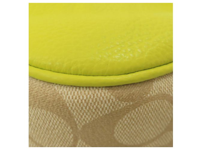 Borsa a mano Coach CJ590 Terri Signature 2 in 1 Giallo - vista 16