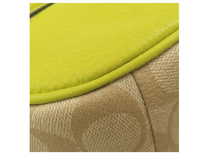 Borsa a mano Coach CJ590 Terri Signature 2 in 1 Giallo - vista 17