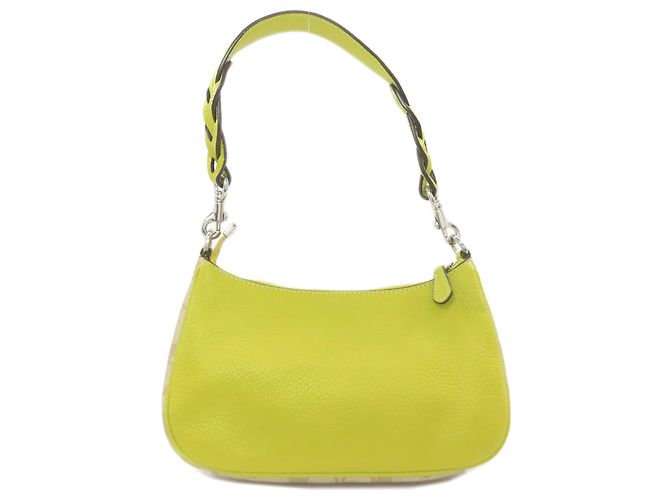 Borsa a mano Coach CJ590 Terri Signature 2 in 1 Giallo - vista 2
