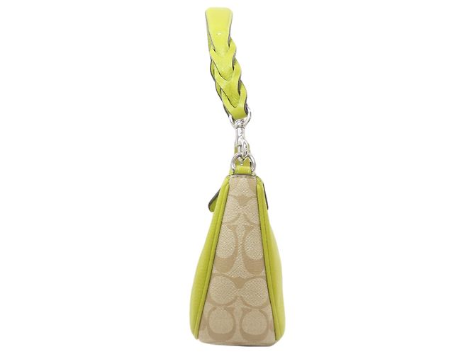 Borsa a mano Coach CJ590 Terri Signature 2 in 1 Giallo - vista 3