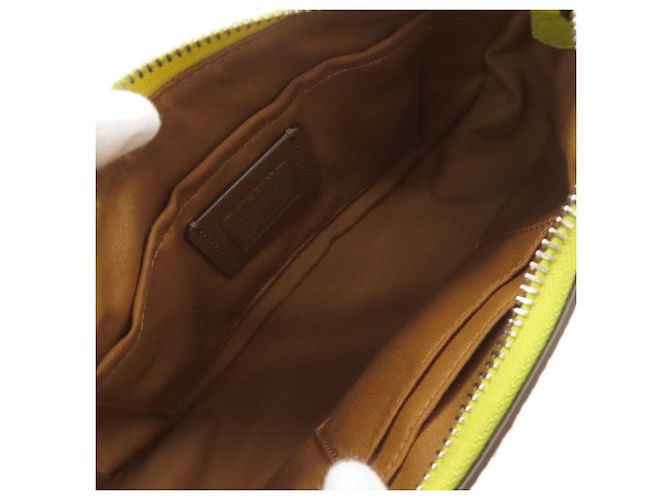 Borsa a mano Coach CJ590 Terri Signature 2 in 1 Giallo - vista 5