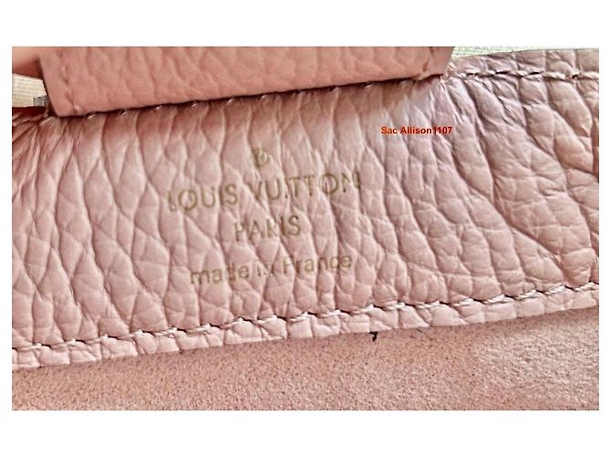 Borsa Louis Vuitton Brittany Damier Ebene Pelle Rosa - vista 15