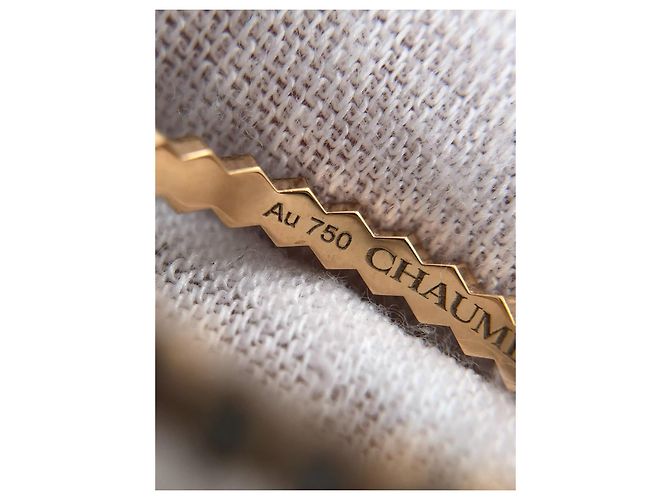 Anello Chaumet in oro rosa e diamanti D'oro - vista 11
