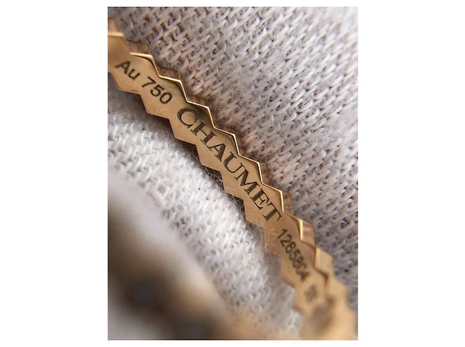 Anello Chaumet in oro rosa e diamanti D'oro - vista 12
