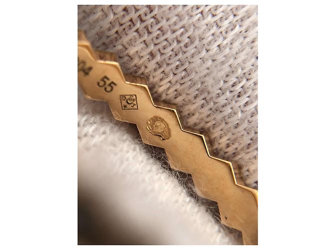 Anello Chaumet in oro rosa e diamanti D'oro - vista 14