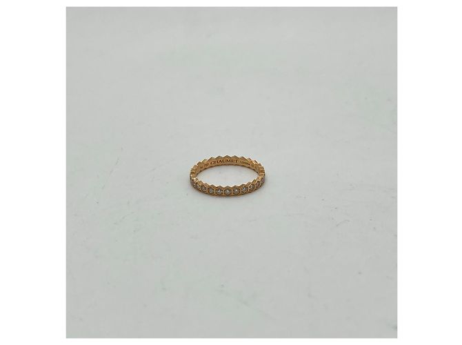 Anello Chaumet in oro rosa e diamanti D'oro - vista 2