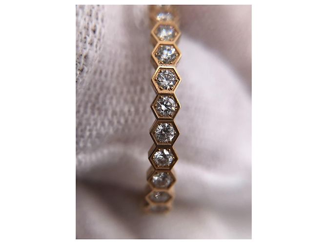 Anello Chaumet in oro rosa e diamanti D'oro - vista 9