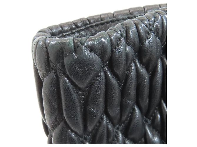 Borsa Miu Miu Matelassé 2 in 1 Nero - vista 14