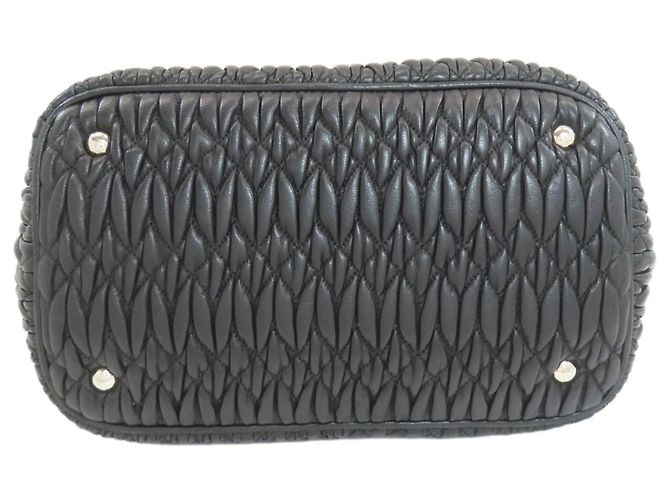 Borsa Miu Miu Matelassé 2 in 1 Nero - vista 4