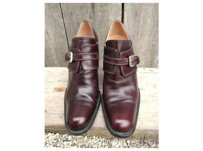 Botines Sergio Rossi Horse de piel marrón Castaño - vista 3