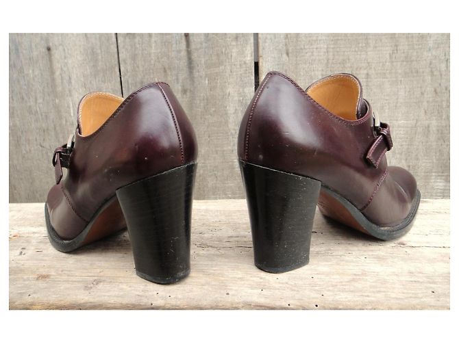 Botines Sergio Rossi Horse de piel marrón Castaño - vista 4