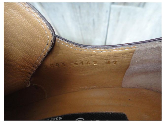 Botines Sergio Rossi Horse de piel marrón Castaño - vista 8