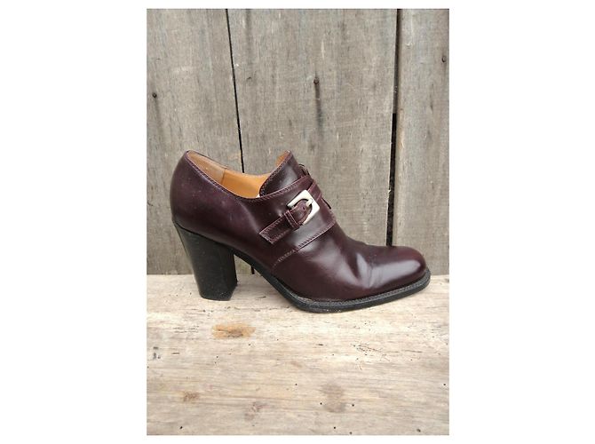 Botines Sergio Rossi Horse de piel marrón Castaño - vista 9