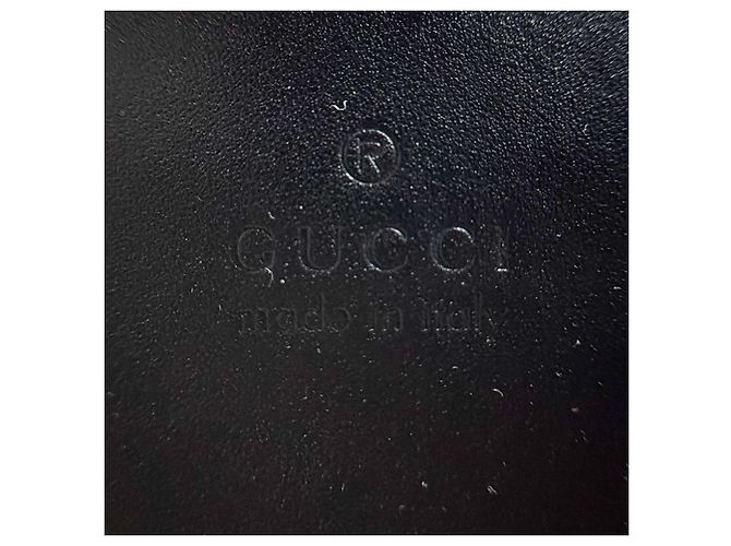 Borsa a spalla in pelle nera Gucci Nero - vista 12