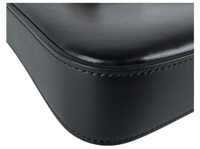 Borsa a spalla in pelle nera Gucci Nero - vista 8