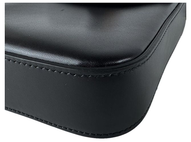 Borsa a spalla in pelle nera Gucci Nero - vista 9