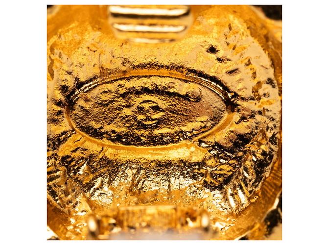 Chanel Coco Mark Clip Ohrringe Golden - Ansicht 3