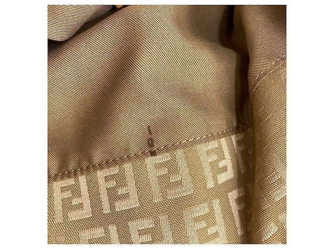 Fendi Zucca-Muster Canvas-Handtasche Braun - Ansicht 10