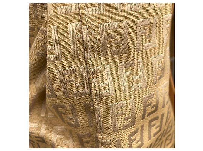 Fendi Zucca-Muster Canvas-Handtasche Braun - Ansicht 12