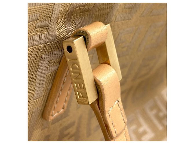 Fendi Zucca-Muster Canvas-Handtasche Braun - Ansicht 14