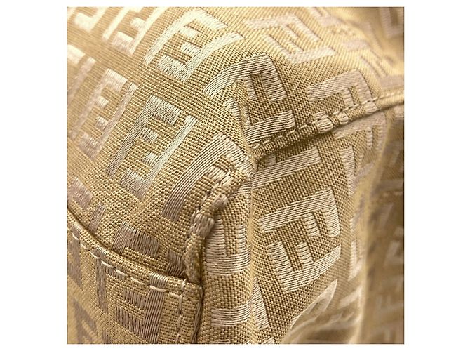 Fendi Zucca-Muster Canvas-Handtasche Braun - Ansicht 20