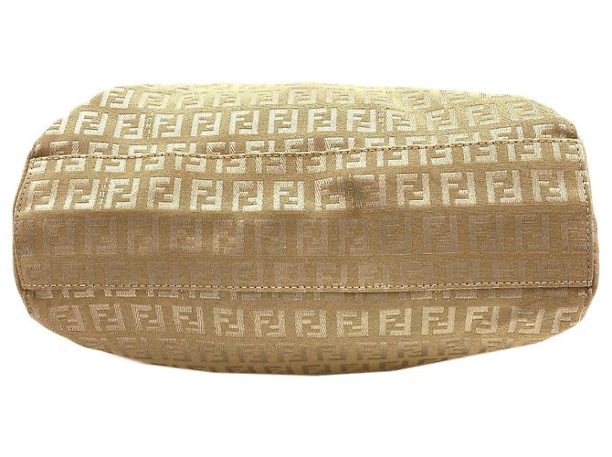 Fendi Zucca-Muster Canvas-Handtasche Braun - Ansicht 4