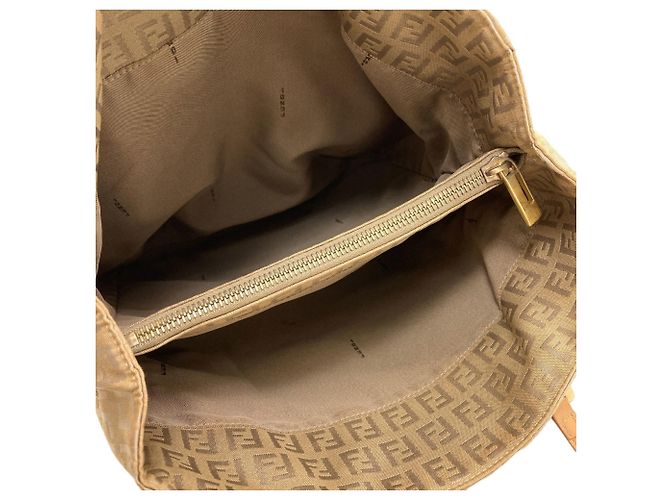 Fendi Zucca-Muster Canvas-Handtasche Braun - Ansicht 5
