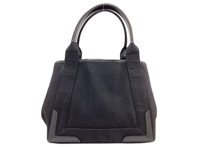 Everyday Borsa Balenciaga 339933 Cabas S in blu navy Nero - vista 2