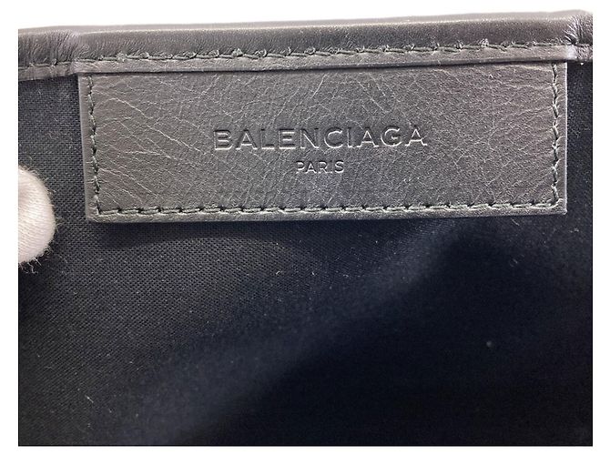 Everyday Borsa Balenciaga 339933 Cabas S in blu navy Nero - vista 6