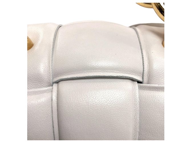 Bolso maxi Chain Cassette de Bottega Veneta Blanco - vista 11