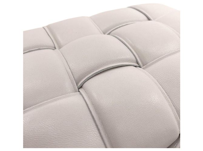 Bolso maxi Chain Cassette de Bottega Veneta Blanco - vista 12